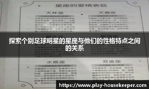 探索个别足球明星的星座与他们的性格特点之间的关系